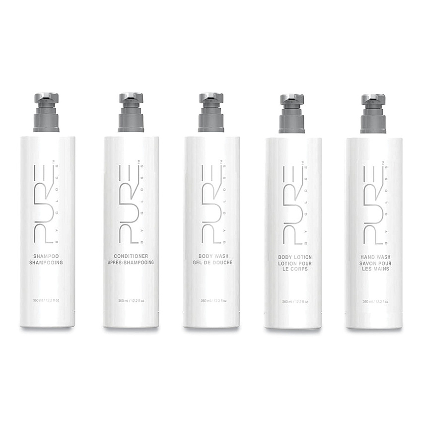 Pure by Gloss Lotion, Vibrant Lemon Scent, 12.2 oz Bottle, 12/Carton (GIS100426)