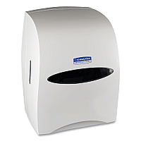 Kimberly-Clark Sanitouch Hard Roll Towel Dispenser, 12.63 x 10.2 x 16.13, White (KCC09991)