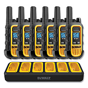 DeWalt DXFRS300BCH Heavy-Duty Walkie Talkies, 1 W, 22 Channels