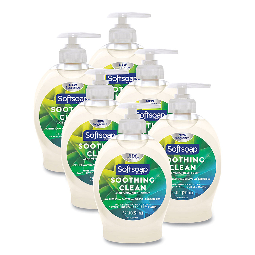 Softsoap Moisturizing Hand Soap, Aloe Scent, 7.5 oz, 6/Carton (CPC45634)
