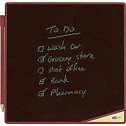 Boogie Board VersaTiles Memo Board, with Stylus, 8.25 x 8.25, Black LCD Surface, Red Plastic Frame (IMVVT0360001)