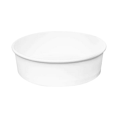 Karat Food Bucket, 48 oz, 7.99" Dia x 2.4"h, White, Paper, 270/Carton (KRTFPPSB48)