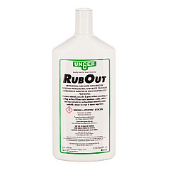 Unger RubOut Glass Cleaner, 16 oz Bottle, 12/Carton (UNGRUB50)