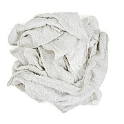 New Economy Terry Rags White, 50lb Box (537-50)