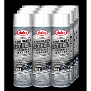 Claire Stainless Steel Polish and Cleaner, Lemon Scent, 15 oz Aerosol Spray (CGC841EA)