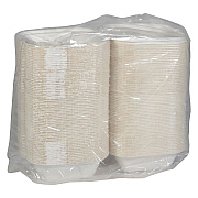 Pactiv Evergreen EarthChoice PFAS Free Compostable Hinged Lid Container, 6 x 6 x 3, Natural, Sugarcane, 500/Carton (PCTYMCH0080PFFR)