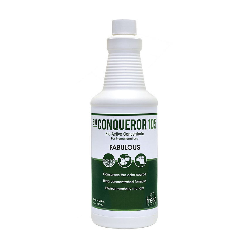 Fresh Products Terminator All-Purpose Cleaner/Deodorizer, Fabulous, 32 oz Bottles, 12/Carton (FRS1232BWBFAB)