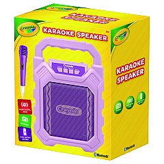 Crayola Karaoke Speaker, Bluetooth, Purple (MIGCBX210PM)