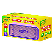 Crayola Portable Speaker, Bluetooth, Purple (MIGCBT300P)