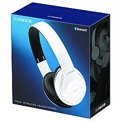 Fisher Peak Wireless Headphones, White (MIGFBHP382W)