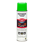 Rust-Oleum Industrial Choice Precision Line Marking Paint, Fluorescent Green, 17 oz Aerosol Can, 12/Carton (RST203032CT)