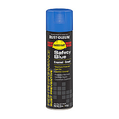 Rust-Oleum Hard Hat High Performance V2100 System Rust Preventive Enamel Spray Paint, Gloss Safety Blue, 15 oz Aerosol Can, 6/Carton (V2124838CT)