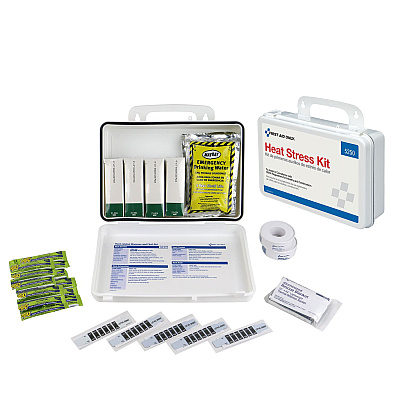 First Aid Only Unitized OSHA Compliant Heat Stress Kit, 26 Pieces, Plastic case (FAO5250)
