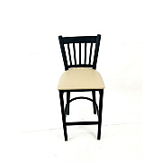 JMC Furniture Cobra Series Barstool, Supports Up to 300 lb, 28.5" Seat Height, Taupe Seat, Black Back, Black Base (CBBVSTAU)