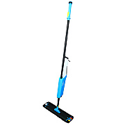 Impact Mopster 2.0 Microfiber Bucketless Mop, 16.25 x 3.25 Blue Microfiber Head, 57" Black Aluminum Handle (IMPT002200)