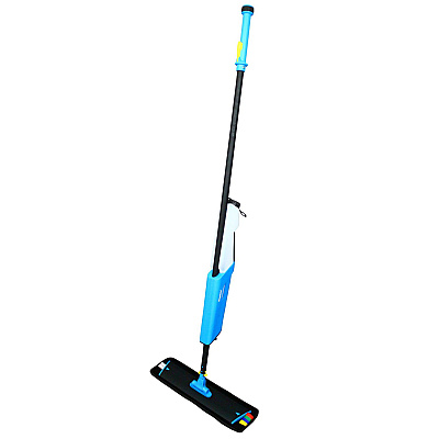 Impact Mopster 2.0 Microfiber Bucketless Mop, 16.25 x 3.25 Blue Microfiber Head, 57" Black Aluminum Handle (IMPT002200)