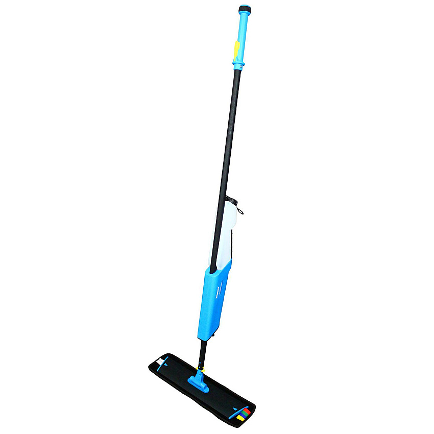 Impact Mopster 2.0 Microfiber Bucketless Mop, 16.25 x 3.25 Blue Microfiber Head, 57" Black Aluminum Handle (IMPT002200)