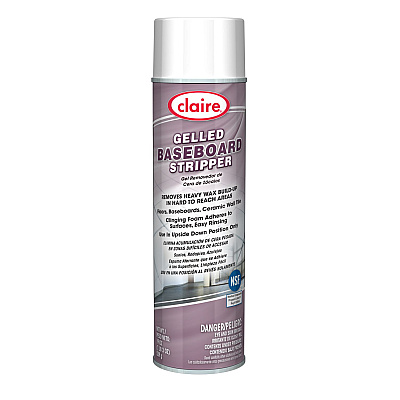 Claire Gelled Baseboard Stripper, Pine Scent, 19 oz Aerosol Spray, 12/Carton (CGC859)