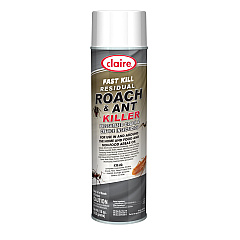 Claire Fast Kill Residual Roach and Ant Killer, 15 oz Aerosol Spray, 12/Carton (CGC301)