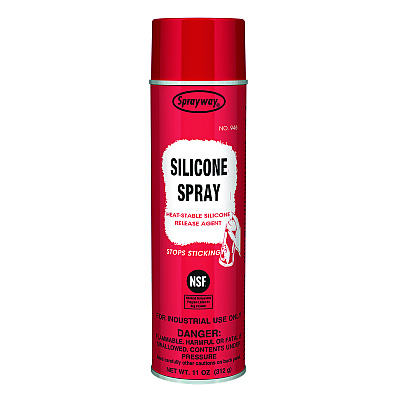 Sprayway Silicone Spray, 11 oz Aerosol Spray, 12 Cans (CGC946)