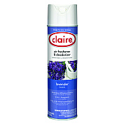 Claire Aerosol Air Freshener and Deodorizer, Lavender, 10 oz Aerosol Spray, 12 Cans (CGC191)