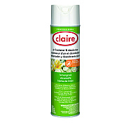 Claire Aerosol Air Freshener and Deodorizer, Lemongrass Citronella, 12 oz Aerosol Spray, 12 Cans (CGC1307)