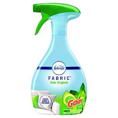 Febreze FABRIC Refresher/Odor Eliminator, Gain Original, 23.6 oz Spray Bottle, 4/Carton (PGC08905)