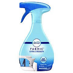 Febreze FABRIC Refresher/Odor Eliminator, Extra Strength, Original, 14.8 oz Spray Bottle, 8/Carton (PGC08858)
