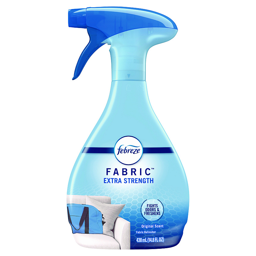 Febreze FABRIC Refresher/Odor Eliminator, Extra Strength, Original, 14.8 oz Spray Bottle, 8/Carton (PGC08858)