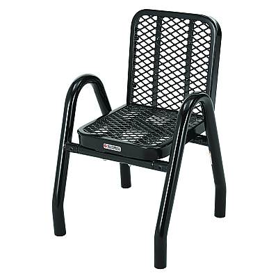 Global Industrial Outdoor Dining Set, Square, 36 x 36 x 36, Black Top, Black Base/Legs (GBE348120BK)