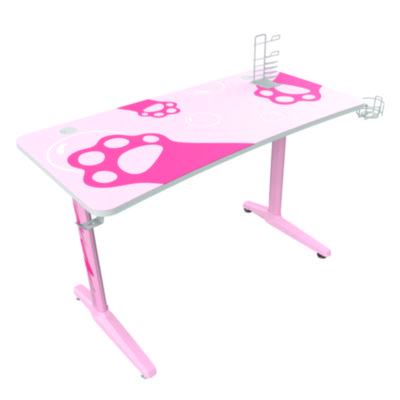 Eureka Cute Gaming Desk, 47" x 23.63" x 30.13", Pink (EKAGD0100)