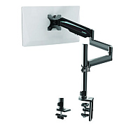 Eureka Single Monitor Arm, For 32" Monitors, 90 deg Rotation, 35 deg Tilt, 360 deg Pan, Black, Supports 17.6 lbs (EKAMA0212P)