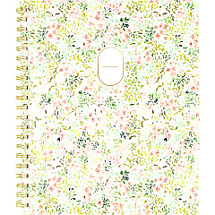 Cambridge Leah Bisch Academic Year Weekly/Monthly Planner, Floral Artwork, 11 x 9.25, Multicolor Cover, 12-Month: July 2024 - June 2025 (LB33905A)