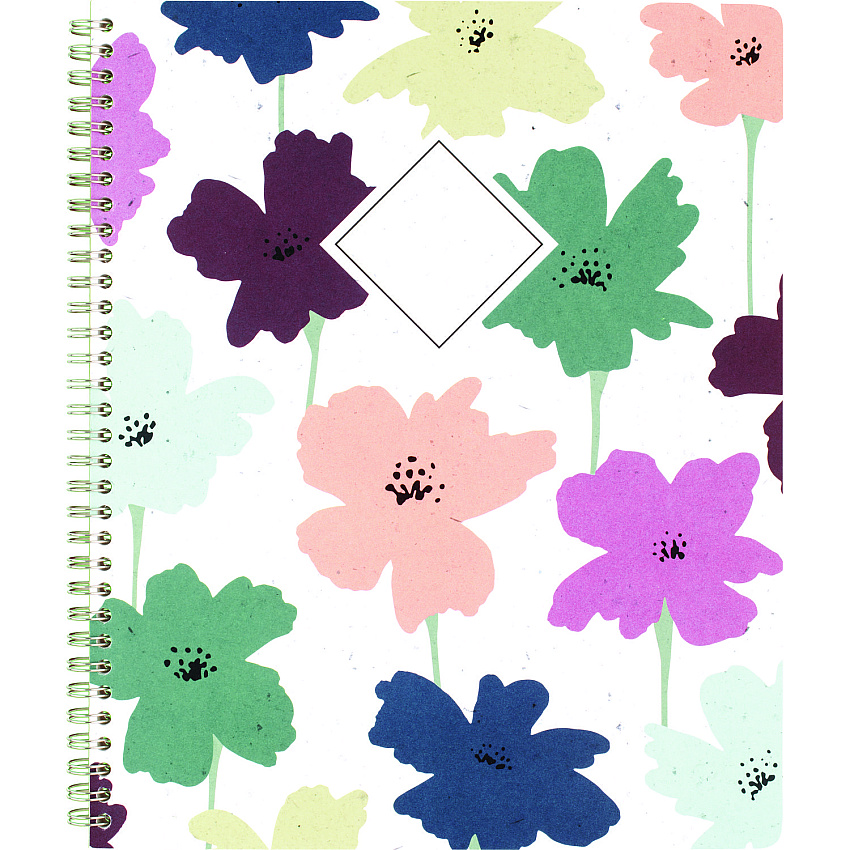 Cambridge GreenPath Academic Year Weekly/Monthly Planner, Floral Artwork, 11 x 9.38, Multicolor Cover, 12-Month: July 2024 to June 2025 (GP46905A)