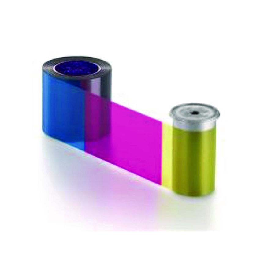 Datacard Entrust Full Color 2-Sided Ribbon Kit, Black/Cyan/Magenta/Yellow/Topcoat Protective Layer (SRX525100005)
