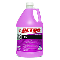Betco Symplicity Tilly Hand Dishwashing Detergent, Fresh Bouquet Scent, 1 gal Bottle, 4/Carton (BET1100400)