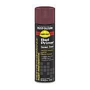 Rust-Oleum Hard Hat High Performance V2100 System Rust Preventive Enamel Spray Primer, Flat Red, 15 oz Aerosol Can, 6/Carton (V2169838)