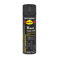 Rust-Oleum Hard Hat High Performance V2100 System Rust Preventive Enamel Spray Paint, Flat Black, 15 oz Aerosol Can, 6/Carton (RSTV2178838)