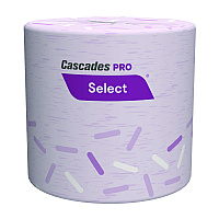 Cascades PRO Select Standard Bath Tissue, 1-Ply, White, 1,000/Roll, 96 Rolls/Carton (CSDB152)
