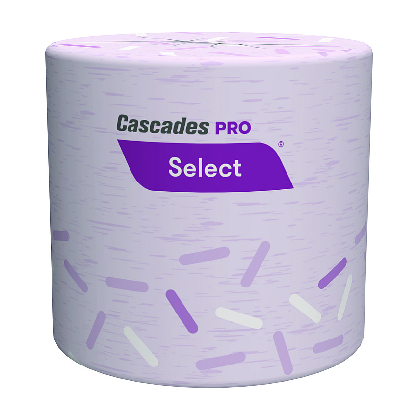 Cascades PRO Select Standard Bath Tissue, 1-Ply, White, 1,000/Roll, 96 Rolls/Carton (CSDB152)
