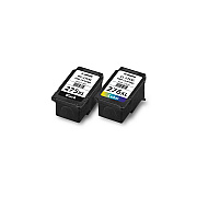 Canon 8278B023 (PG-245XL/CL-246XL) High-Yield Ink, Black/Color
