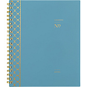 Cambridge Workstyle Weekly/Monthly Planner, Geometric Artwork, 11 x 9.38, Blue/Gold Cover, 12-Month (Jan to Dec): 2026 (160690512)