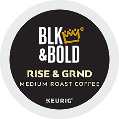 BLK & Bold Rise and GRND K-Cups, 0.41 oz K-Cup, 20/Box (GMT0055)