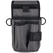 ergodyne Arsenal 5569 Belt Clip Tool Pouch with Device Holster, 4 Compartments, 5 x 2 x 8.5, Polyester, Gray (EGO13669)