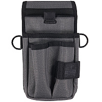 ergodyne Arsenal 5569 Belt Clip Tool Pouch with Device Holster, 4 Compartments, 5 x 2 x 8.5, Polyester, Gray (EGO13669)