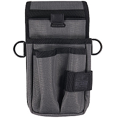 ergodyne Arsenal 5569 Belt Clip Tool Pouch with Device Holster, 4 Compartments, 5 x 2 x 8.5, Polyester, Gray (EGO13669)