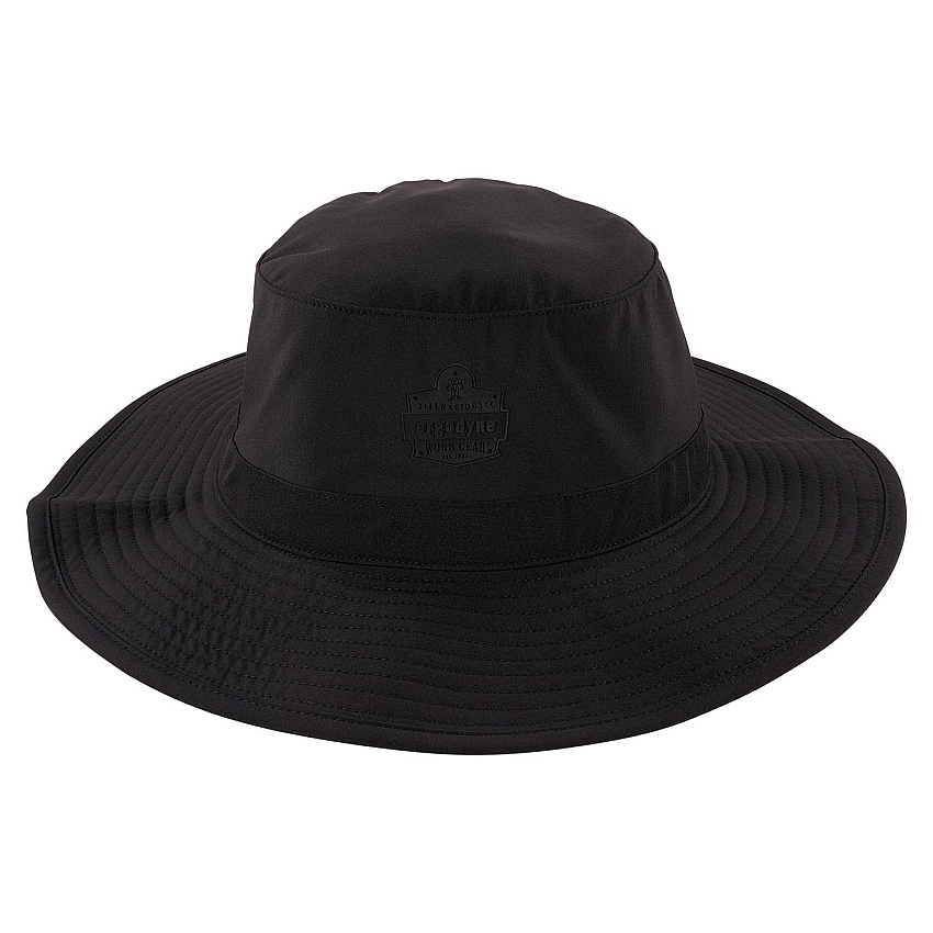 ergodyne Chill-Its 8939 Cooling Bucket Hat, Polyester/Spandex, One Size Fits Most, Black (EGO12664)