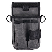 ergodyne Arsenal 5568 Belt Loop Tool Pouch with Device Holster, 4 Compartments, 5 x 2 x 8.5, Polyester, Gray (EGO13668)