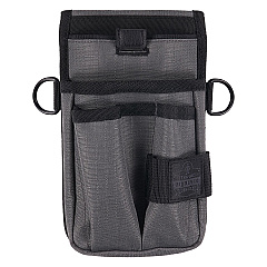 ergodyne Arsenal 5568 Belt Loop Tool Pouch with Device Holster, 4 Compartments, 5 x 2 x 8.5, Polyester, Gray (EGO13668)