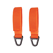 ergodyne Squids 3172 Anchor Strap Hook and Loop Closure for Tool Tethering, 5 lb Max Working Capacity, 5" Long, Orange, 2/Pack (EGO19172)